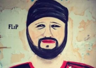 Survivor: Γκράφιτι για τον μάνατζερ ράγκμπι στον Πειραιά! (ΦΩΤΟ)