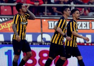 Το γκολ της ΑΕΚ απέναντι στον Ολυμπιακό (VIDEO)