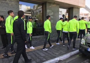 Χαλάρωση με περίπατο στην ΑΕΚ (ΦΩΤΟ)