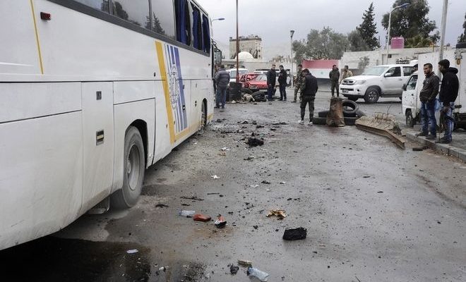 Συρία: Τουλάχιστον 22 νεκροί από έκρηξη σε κομβόι λεωφορείων