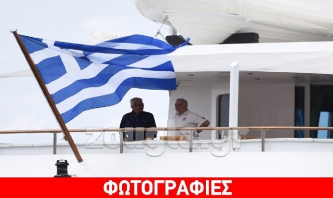 Στην Αίγινα ο Μελισσανίδης