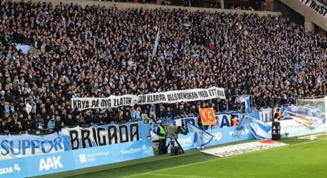 Οπαδοί Μάλμε σε Ζλάταν: “Γύρνα πίσω και… κουτσός!” Οπαδοί Μάλμε σε Ζλάταν: “Γύρνα πίσω και… κουτσός!”