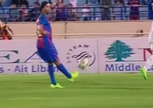 Απίστευτη ασίστ Ροναλντίνιο στα 37 του! (vids)