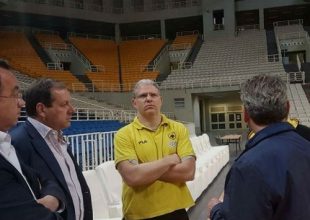 Παρών ο Αγγελόπουλος στην προπόνηση!