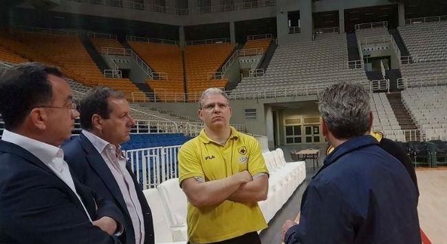 Παρών ο Αγγελόπουλος στην προπόνηση!