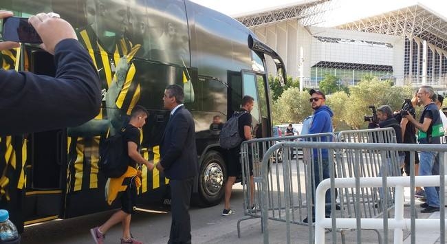 Έφτασε στο Βόλο η ΑΕΚ