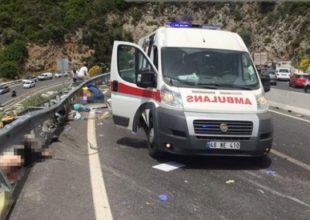 Τουρκία: 17 νεκροί από εκτροπή τουριστικού λεωφορείου στην Μαρμαρίδα