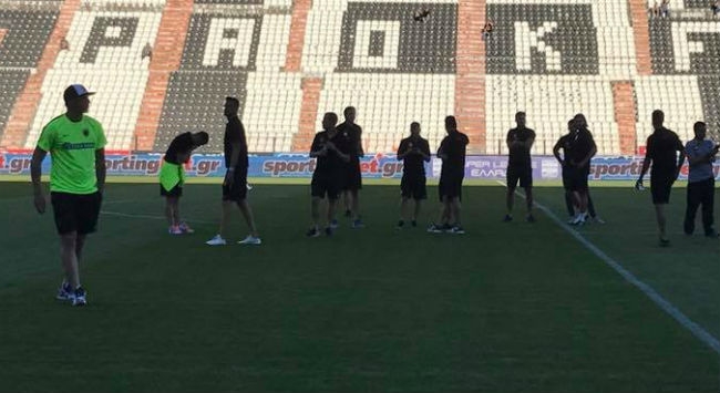 Η αναγνωριστική βόλτα της ΑΕΚ