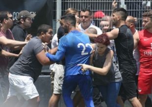 «Ζούγκλα» στην προπόνηση της Χάποελ: Ξύλο μεταξύ παικτών και οπαδών!