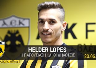 Ο Έλντερ Λόπες στο AEK TV! (VIDEO)