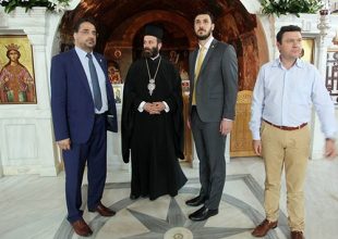 Φόρο τιμής στην Αγία Ελένη απέτισε η ΑΕΚ