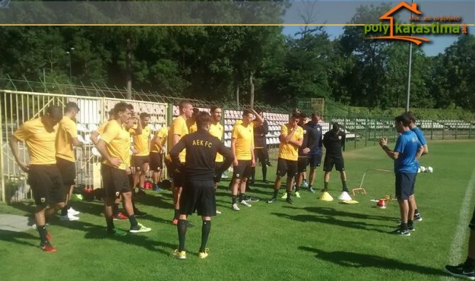 Έπιασε δουλειά η ΑΕΚ στο Κιέλτσε (ΦΩΤΟ)
