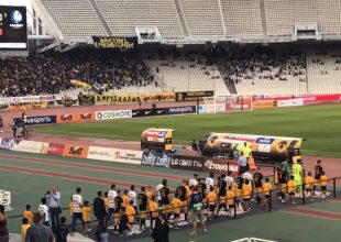 Η είσοδος των ποδοσφαιριστών στο ΑΕΚ – Γάνδη (VIDEO)