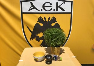 Ο Μελισσανίδης στα Σπάτα για τον Αγιασμό (ΦΩΤΟ)