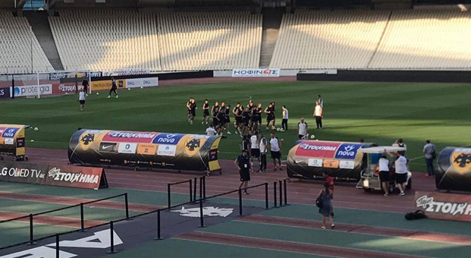 Η προπόνηση της ΤΣΣΚΑ στο AEK1924 TV (PHOTO-VIDEOS)