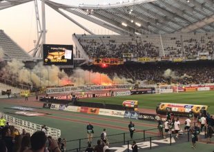 Η είσοδος στο ΑΕΚ-ΤΣΣΚΑ Μόσχας (PICS-VIDEO)