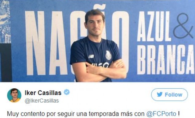 Ανανέωσε ο Κασίγιας με Πόρτο
