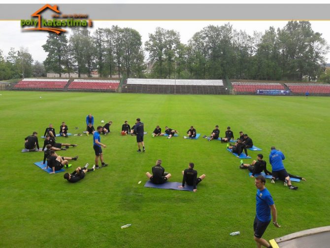 Βίντεο από την πρωινή της ΑΕΚ στο Κιέλτσε (vids)