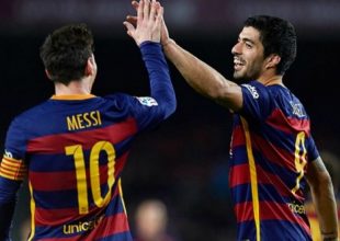 Τα κεφάλια μέσα για Μέσι – Σουάρες