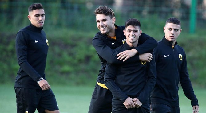 Φωτορεπορτάζ από την απογευματινή προπόνηση