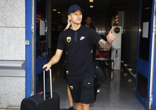 Η επιβίβαση της ΑΕΚ στο αεροπλάνο (VIDEO)