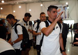 Εικόνες από την αναχώρηση της ΑΕΚ (PICS)