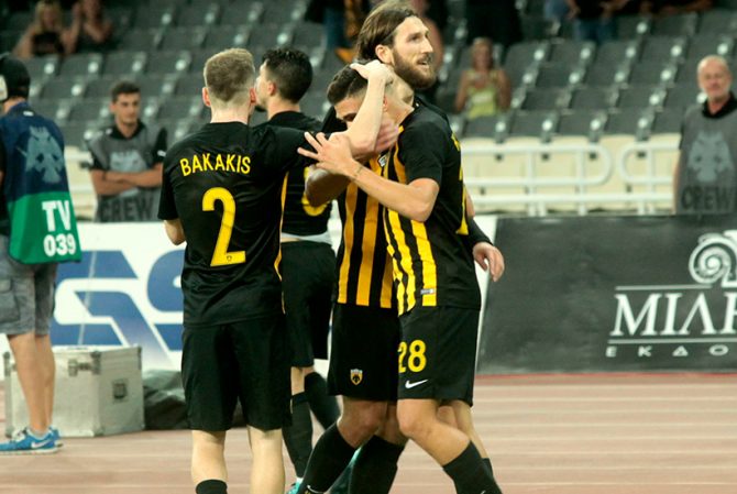 Highlights και γκολ από το ΑΕΚ – Μπριζ