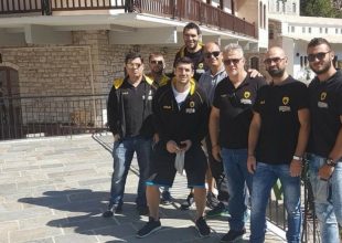 Στο μοναστήρι της Παναγίας της Προυσιώτισσας μέλη της ΑΕΚ