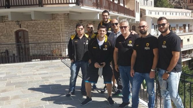 Στο μοναστήρι της Παναγίας της Προυσιώτισσας μέλη της ΑΕΚ
