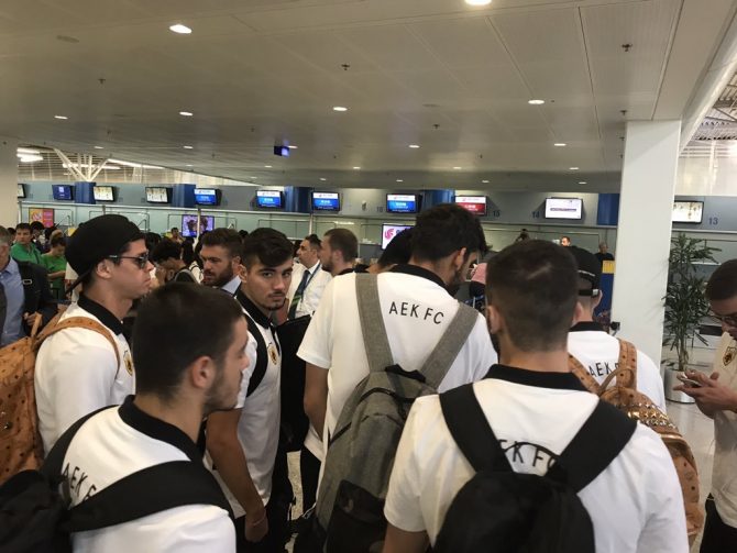 Αναχώρησε για Μπριζ η ΑΕΚ (PIC) Αναχώρησε για Μπριζ η ΑΕΚ (PIC)