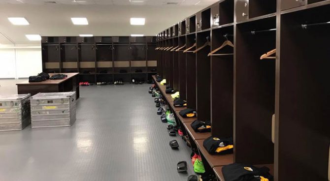 Όλα έτοιμα για την προπόνηση της ΑΕΚ Όλα έτοιμα για την προπόνηση της ΑΕΚ