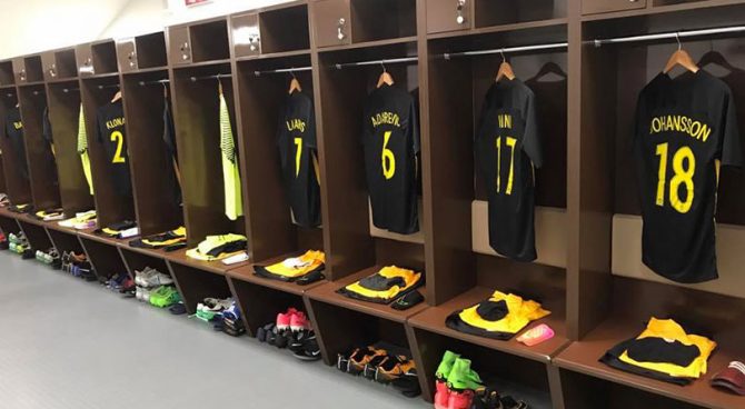 Τα αποδυτήρια της ΑΕΚ (VIDEO)