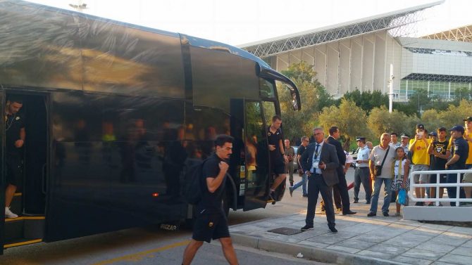 Έφτασε η αποστολή της ΑΕΚ (VIDEO)
