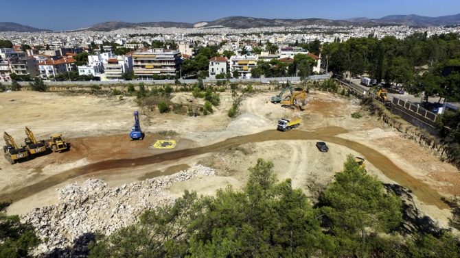 Ισοπεδώνεται το βόρειο τμήμα του οικοπέδου