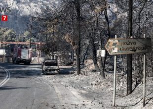 Στάχτη και αποκαΐδια ο Κάλαμος: Η εικόνα μετά τη φωτιά (PICS)