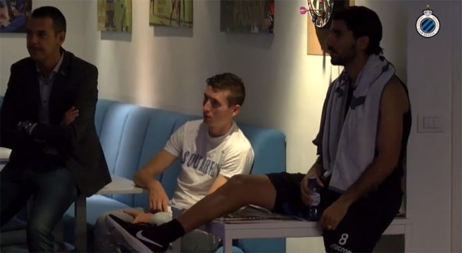 Η αντίδραση των παικτών της Μπριζ όταν είδαν …ΑΕΚ (VIDEO)