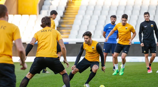 Με Μελισσανίδη η προπόνηση της ΑΕΚ στο Βέλγιο (VIDEO) Με Μελισσανίδη η προπόνηση της ΑΕΚ στο Βέλγιο (VIDEO)