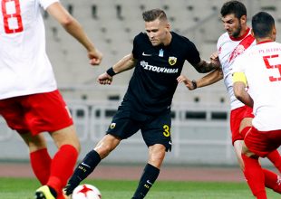 Τα στιγμιότυπα του φιλικού αγώνα ΑΕΚ-Πλατανιάς