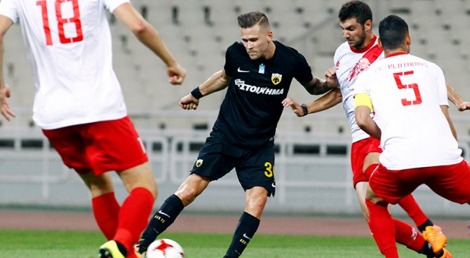 Τα στιγμιότυπα του φιλικού αγώνα ΑΕΚ-Πλατανιάς