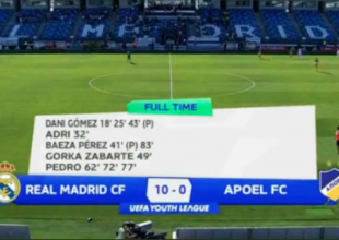 Ρεάλ Μαδρίτης – ΑΠΟΕΛ 10-0