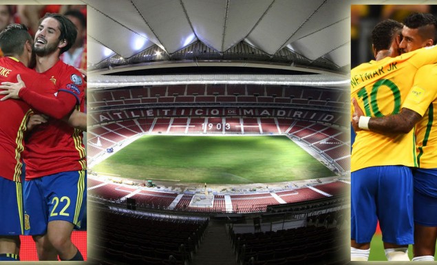 Σπουδαίο φιλικό Ισπανίας-Βραζιλίας στο νέο γήπεδο της Ατλέτικο!