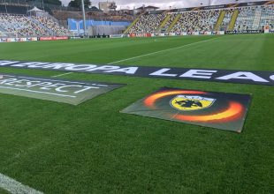 Η άφιξη της ΑΕΚ στο γήπεδο (VIDEO)