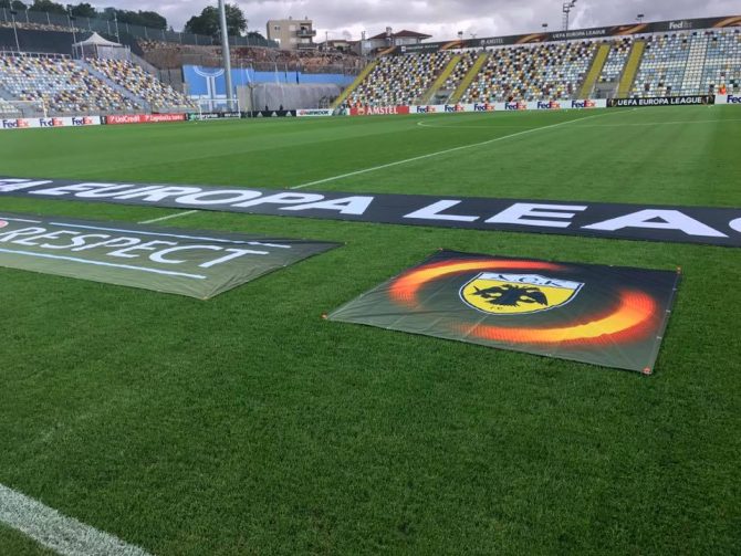 Η άφιξη της ΑΕΚ στο γήπεδο (VIDEO)