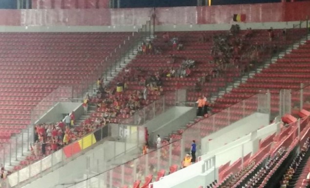 Ένταση με τους Βέλγους οπαδούς στο Καραϊσκάκη