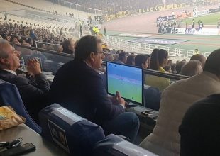 Ο Αγγελόπουλος στο ντέρμπι