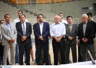 Με Αγγελόπουλο ο αγιασμός της ΑΕΚ (PIC)