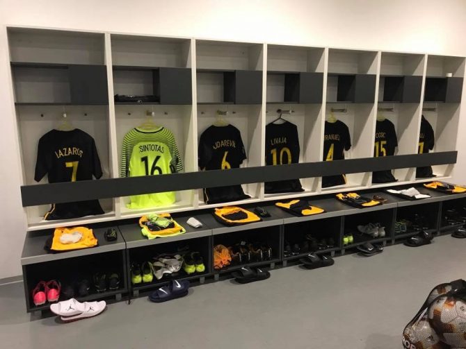 Έτοιμα τα αποδυτήρια της Ένωσης (PICS)