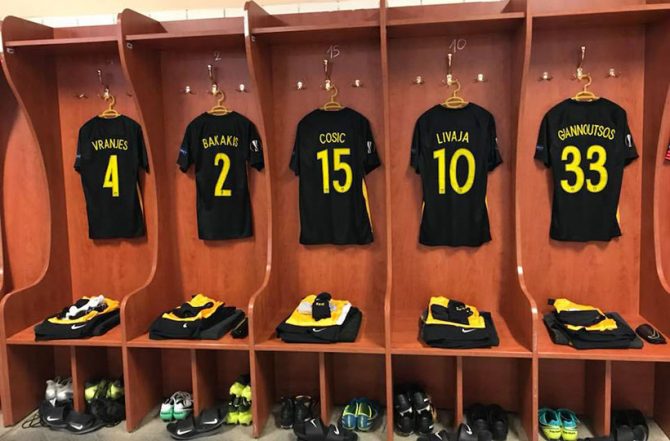 Η πρώτη εικόνα απ’ τα αποδυτήρια της ΑΕΚ! (VIDEO)