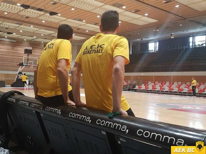 Συνεχίζει την προετοιμασία της η ΑΕΚ (PICS)