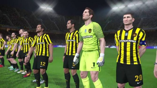Τα στατιστικά των παικτών της ΑΕΚ στο PES 2018